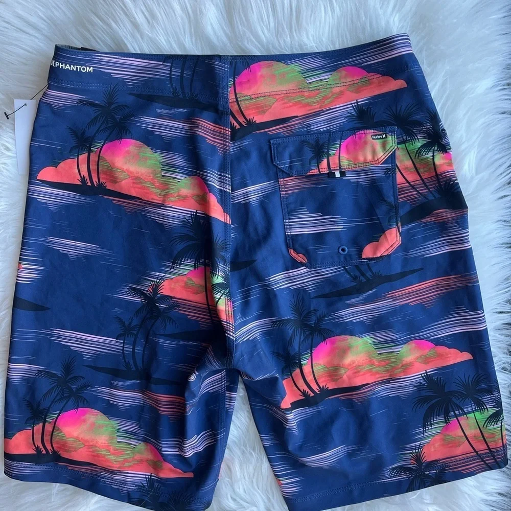 🆕 Hurley Phantom 4 Way Stretch Eco Weekender 20 Boardshorts Men’s 30
